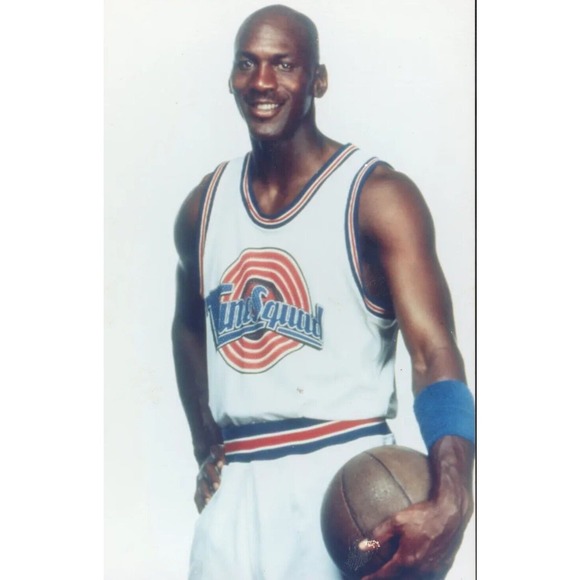 Vintage 1990's Champion Michael Jordan Tune Squad Space Jam Jersey Size Medium - Picture 2 of 9